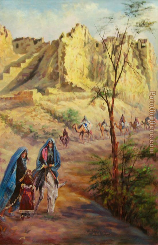 Convoy or wedding day painting - Unknown Artist Convoy or wedding day art painting